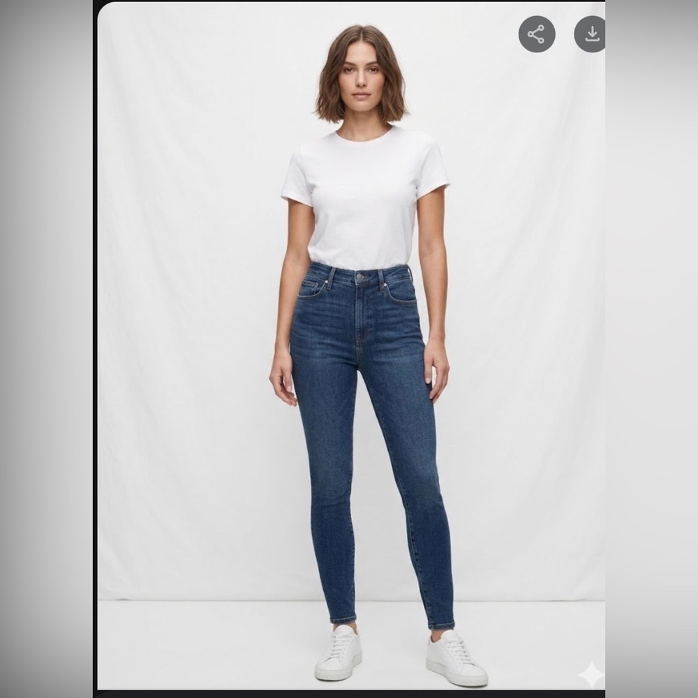 Good American Dark Blue Skinny Jeans A 552